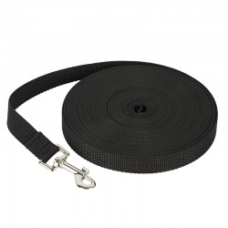 Custom Dog Wide Harness Western Style Print Nylon Leash and Chain 2cm Wide Tracking Rope for Walking