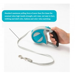 Custom Dog Nylon Leash Automatic Retractable Large Dogs Traction Rope Pet Training Leash for Small Medium Dogs