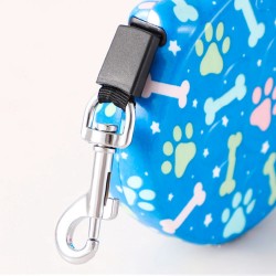 Custom Dog Walking Leash up to 35kg One Button Break & Lock Heavy Duty No Tangle Retractable Dog Leash