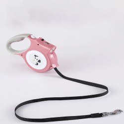 Wholesale Dog LED Leash Nylon Rope Dog Walking Retractable Dog Leash Lead Automatic Extending Dog Leash
