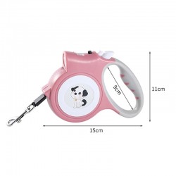 Wholesale Dog LED Leash Nylon Rope Dog Walking Retractable Dog Leash Lead Automatic Extending Dog Leash