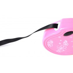 Wholesale Dog Nylon Leash Durable Automatic Retractable Nylon Extension Puppy Running Dog Leash Walking