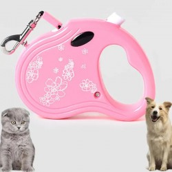Wholesale Dog Nylon Leash Durable Automatic Retractable Nylon Extension Puppy Running Dog Leash Walking
