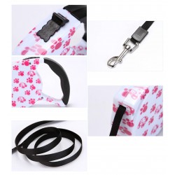 Wholesale Pet Walking Leash Training Cat Belt Automatic Nylon Extension Retractable Dog Leash Cat Leash for Small Dog