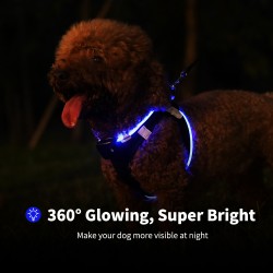 Custom LED Dog Harness Brand New Original Reflective Breathable Harness