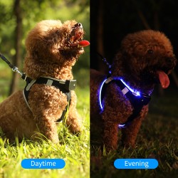 Custom LED Dog Harness Brand New Original Reflective Breathable Harness