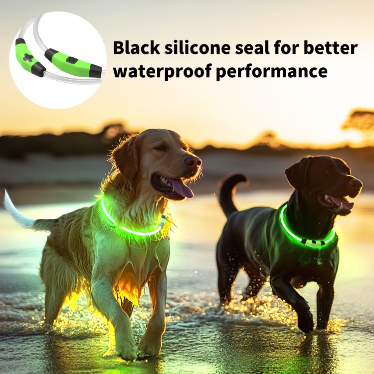 Dog Necklace Collar Luminous Night Anti-Lost Collar Dog Necklace Collar Luminous Night Anti-Lost Collar