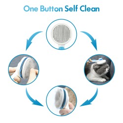 Custom Cat Hair Comb Global Supply Chain Pet Grooming Brush Cleaning Slicker