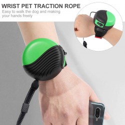 Custom Dog Extendable Leash Puppy Running Wrist Belt Strap Hands-Free for Big Medium Small Dogs Leash