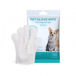 Custom Pet Products Pet Gloves Pet Wipes for Cats and Dogs