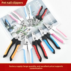Factory-Wholesale Pet Nail Scissors Set Large Small Stainless Steel Dog & Cat Clippers