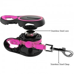 Custom Pet Nylon Leash Dog Leash Nylon Reflective Retractable Dog Leash