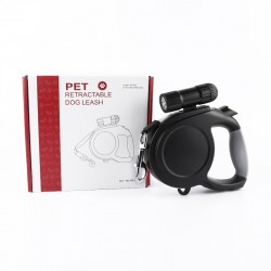 Custom Dog Retractable Leash for Medium Large Dogs Big Dog Walking Running Leashes Rope With LED Flashlight