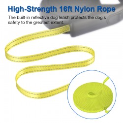 Custom Dog Reflective Leash 5 Meters Retractable Pet Leashes for Dogs Running Rope With Reflective Strip