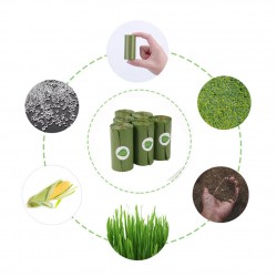 Custom Printed Poops Bags for Dogs Biodegradable Waste Bag