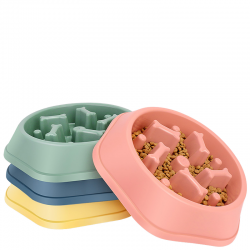 Slow Feed Pet Bowls