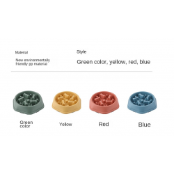 Slow Feed Pet Bowls Brand New Original Plastic Water Bowl for Pets
