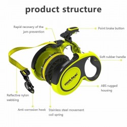 Dog Automatic Retractable Leash and Pet Walking Strong Rope