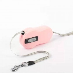 Custom Dog Wrist Leash Reflective Nylon Tape One Button Brake Retractable Dog Leash