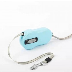 Custom Dog Wrist Leash Reflective Nylon Tape One Button Brake Retractable Dog Leash