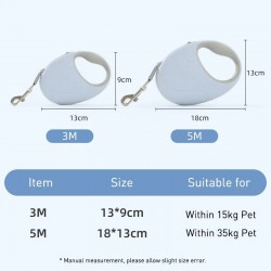 Custom Dog Automatic Leash Pet Walking Training Rope for Small Medium Dogs Loss Prevention Leashes Strap Belt