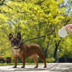 Custom Dog Retractable Leash Walking for Small and Medium Dogs up to 40lbs Tangle Free Outdoor Walking