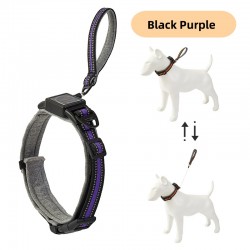 Custom Dog Reflective Leash with Smoothly Retractable Collar for Outdoor Pet Adventures