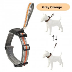 Custom Dog Reflective Leash with Smoothly Retractable Collar for Outdoor Pet Adventures