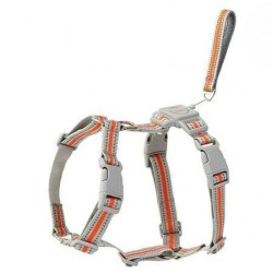 Custom Polyester Pet Harness with Integrated Chest Strap New Simple Dog Leash for Easy Travel Fits Dogs and Cats