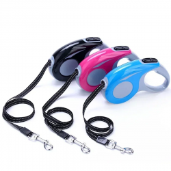 Custom Dog Durable Lead Tape Extendable Leash 3m/10ft Cat Lead Extension Puppy Training Walking Rope
