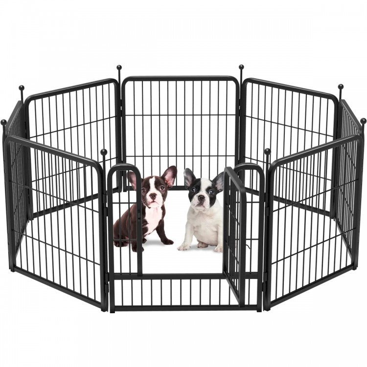 Custom Foldable Fence Cage Eight Piece Big Size Cage for Dog Custom Foldable Fence Cage Eight Piece Big Size Cage for Dog