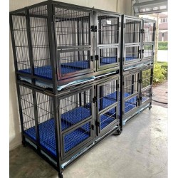 Wholesale Sliding Dog Cage strong Iron Crates for Dogs