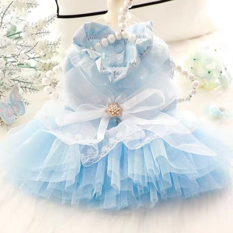 Pet Blue Leash Dress Pet Blue Leash Dress
