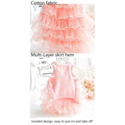 Cat Princess Bridal Dress Clothes Spring Summer Thin Lightweight Wedding Gown with Romantic Starry Sky Design
