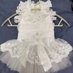 Handmade Pet Wedding Dress