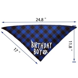 Pet Party Decor Set for Birthday | Bandana Hat Bowtie | Photo Props Dog Celebration Supplies |Festival Theme Available