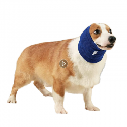Custom Cat Elastic Earmuffs Pet Ear Noise-proof Headgear Washable High Elastic Pressure Relief Dog Ear Hat Comfortable