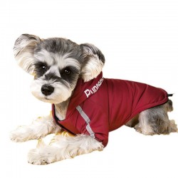 Winter Waterproof Dog Jacket Fleece-Lined Thickened Windproof Coat with Hood, 2-Leg Design Cold Weather Apparel (S-3XL)