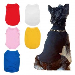 Custom Pet Solid Clothing Solid Color Classic Style Sweatshirt with Logo Flannel Fabric Summer Collection