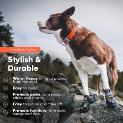 Wholesale Dog Winter Shoes Paw Protectors for Winter Snowy Day Summer Hot Pavement Waterproof in Rainy Weather