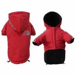 Custom Dog Waterproof Hoodie for Small Medium Dogs Winter Warm Fleece Dog Jackets Puppy Raincoat Chihuahua Outfit