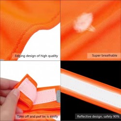 Custom Dog Breathable Vest Clothes Fluorescent Dog Clothes Night Reflective Safety Clothing
