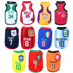 Custom Dog European Jersey Cat Basketball Clothes World- C up Clothes Summer Breathable Thin