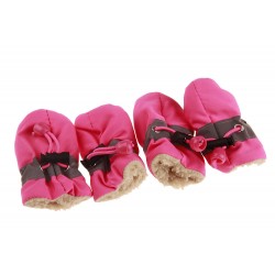 Small Dog Outdoor Shoes Outdoor Skid-proof Protective Boot Oxford Waterproof Soft Bottom Dog Shoes