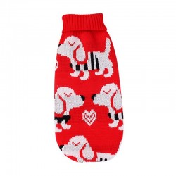 Custom Dog Christmas Sweater Pullover Winter Dog Clothes Puppy Jacket Pet Costume Acrylic Cartoon Solid Coats & Jackets Stocked