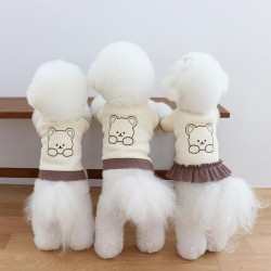 Dog T-shirt Skirt
