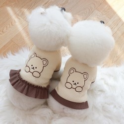 Custom Dog T-shirt Skirt