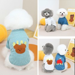 Pet Customizable Cotton Clothes for Small Spring Dog Summer Customization