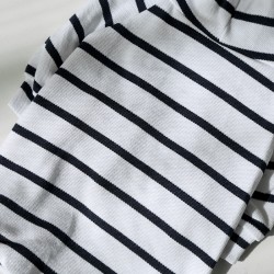 Custom Striped Pet Hoodie Comfortable Clothes Custom Cloth Luxury Summer Slim T-Shirt Pet Accessories