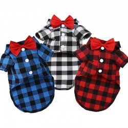 Wholesale Dog Plaid Shirts